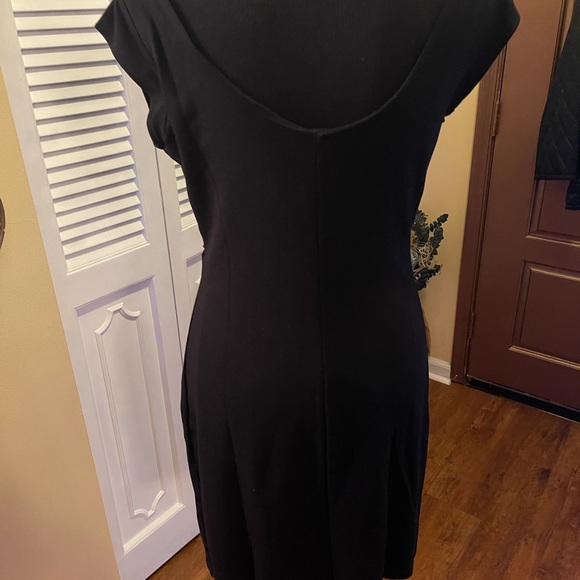 Desigual Black Jersey Dress w/Cut-outs - M - Picture 6 of 11